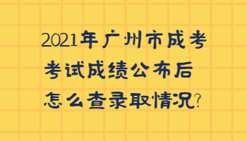 广州市成考考试成绩