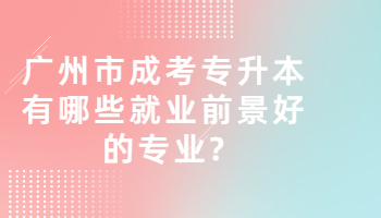 广州市成考专升本