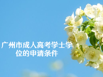 广州市成人高考学士学位